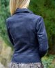 Kék vékony velúr kabát (S-XL)