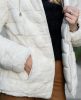 Kifordítható fehér kabát (M-XL)