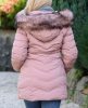 Karcsúsított rózsaszín hosszú kabát (S-XXL)