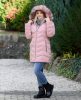 Karcsúsított rózsaszín hosszú kabát (S-XXL)