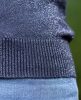 Csillámos kék kötött pulóver (S/M-L/XL)