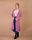 Kötött hosszú lila kardigán (M-XL)
