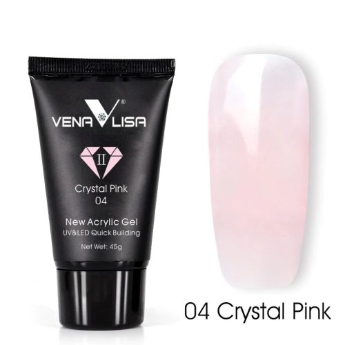 Venalisa New Acrylic Gel - 04 - Crystal Pink