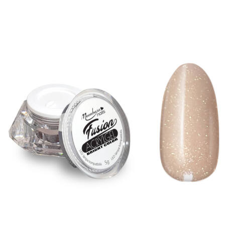 Moonbasanails  Fusion AcrylGel Bright color 30g #052 Csillámos natúr