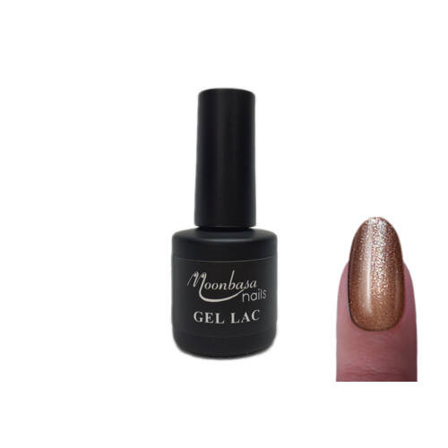 MoonbasaNails Géllakk 6ml  #031 Csillámos aranypor