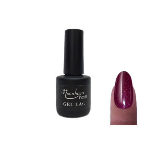 MoonbasaNails Géllakk 6ml #287 csillámos pink