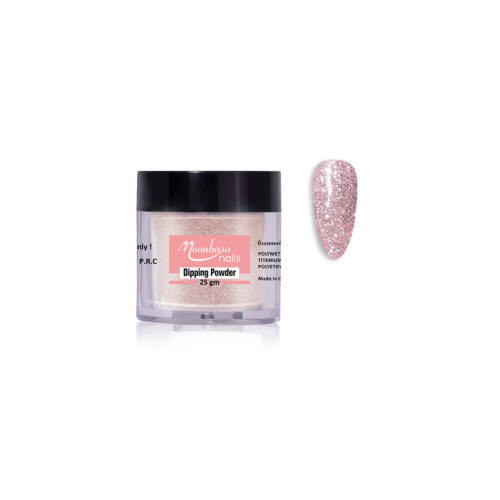 MoonbasaNails Dipping powder 30ml #17 Csillogó pink