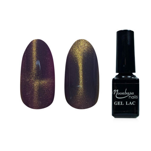 MoonbasaNails Tiger eye Thermo Géllakk 5ml #862 Bíborlila- sötét rózsaszín