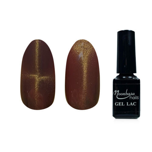 MoonbasaNails Tiger eye Thermo Géllakk 5ml #864 jujubapiros- jácint piros