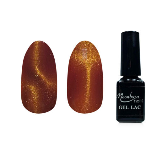 MoonbasaNails Tiger eye Thermo Géllakk 5ml #873 Piros- barna