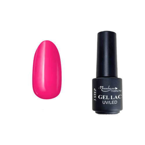 MoonbasaNails 3step géllakk 4ml #036 Barbie-rózsaszín