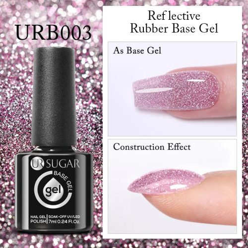 UR Sugar Reflective Rubber Base Gel URB003
