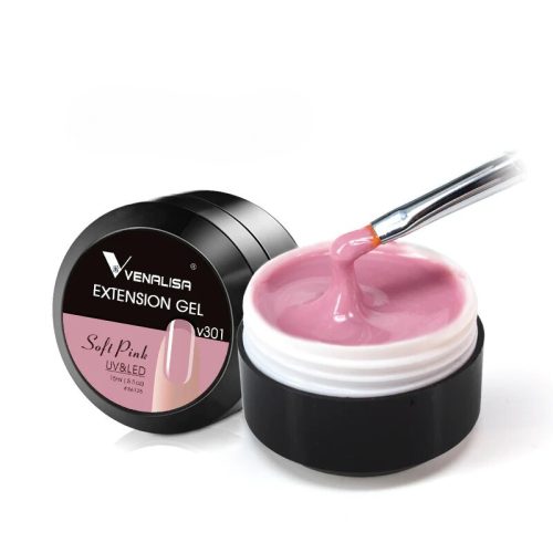 Venalisa Builder gél 15 ml V301/Soft pink (hosszabbító zselé)