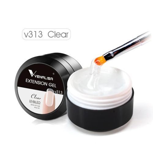 Venalisa Builder gel 15 ml V313/Clear (hosszabbító zselé)