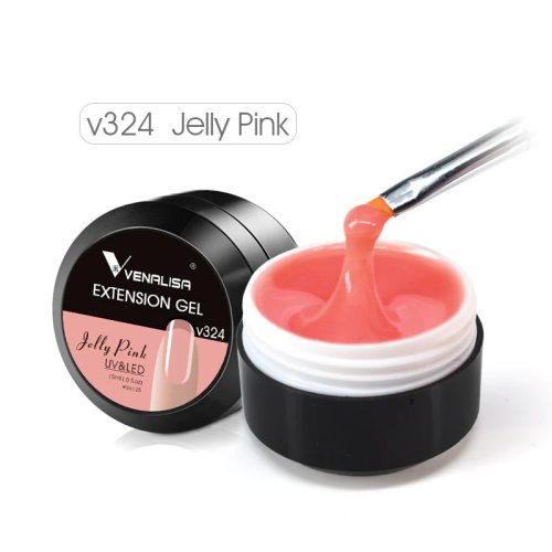 Venalisa builder gel 15 ml V324/Jelly pink (hosszabbító zselé)