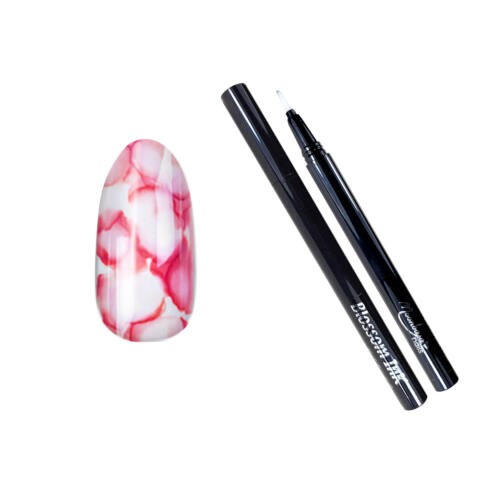 MoonbasaNails Blossom ink - Nail brush pen 1ml #04 Piros