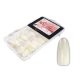 MoonbasaNails Nail tip box 100db #012-N Kerek tip - natúr