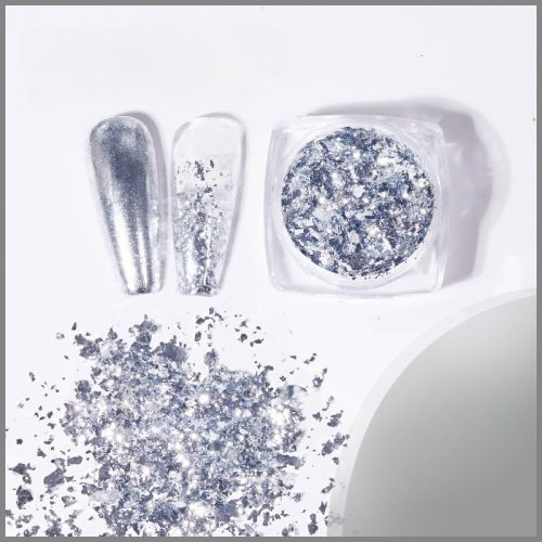 Platinum flakes -díszítő pehely 02