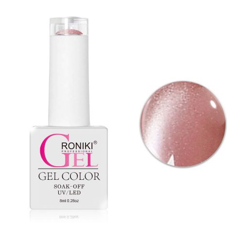 Roniki Glitter cat eye gél lakk 03 - mágnesezhető