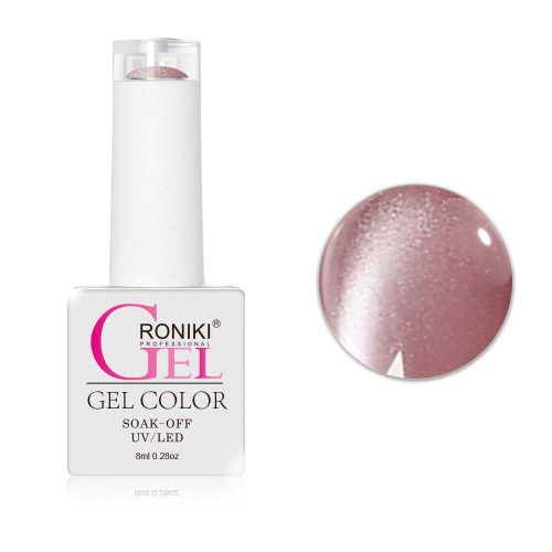 Roniki Glitter cat eye gél lakk 04 - mágnesezhető