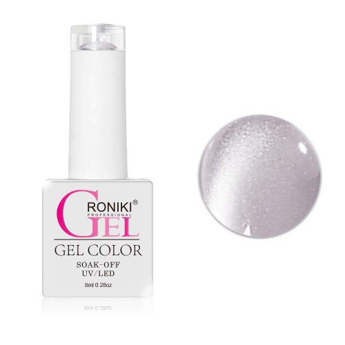 Roniki Glitter cat eye gél lakk 12 - mágnesezhető