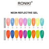 Roniki Neon reflektív széria - 01 piros reflektív gél lakk