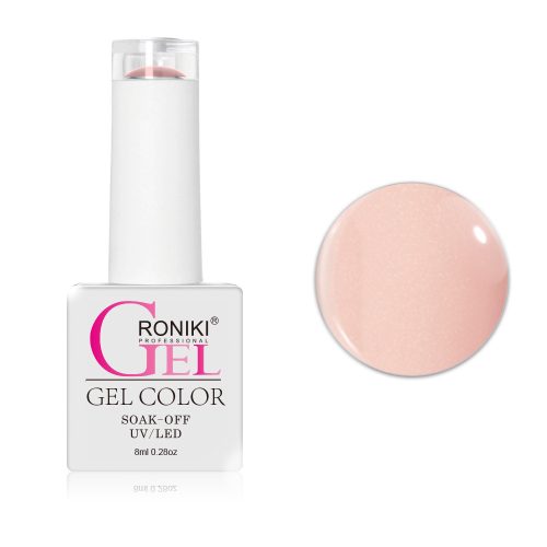 Roniki Pearl peach széria - 07 gél lakk