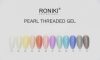 Roniki Pearl threaded széria - 01 fehér gyöngyház gél lakk