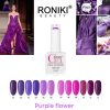 Roniki Purple flower széria - 10 gél lakk