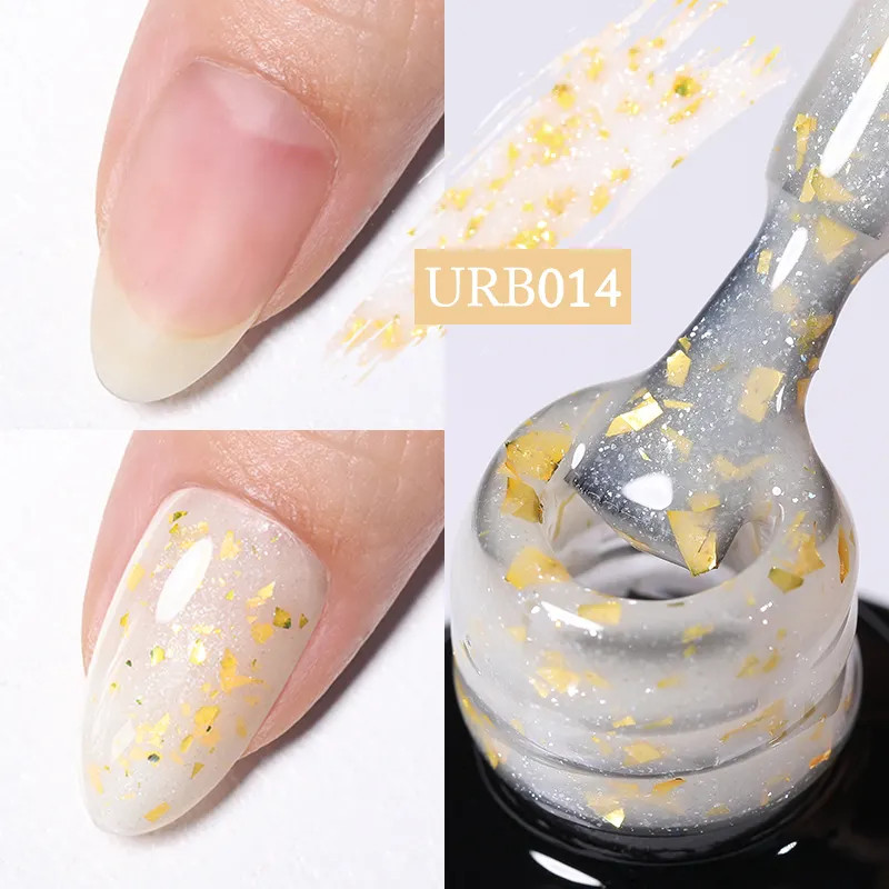UR Sugar Glitter Rubber Base Gel URB014